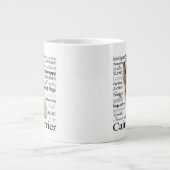 Cairn Terrier Tracks Jumbo Tasse (Vorderseite)