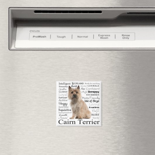 Cairn Terrier Traits Magnet (In Situ (Geschirrspüler))