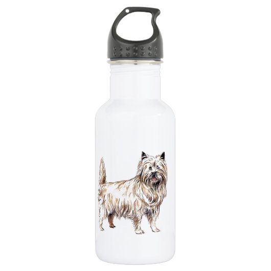 Cairn Terrier Trinkflasche (Vorderseite)