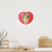 Cairn Terrier Valentinstag Poster (Küche)