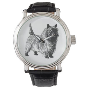 Cairn Terrier - Vintag Armbanduhr