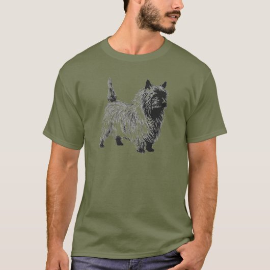 Cairn Terrier - Vintag T-Shirt (Vorderseite)