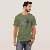 Cairn Terrier - Vintag T-Shirt (Vorne ganz)
