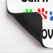 Cairn Terrier Walks Design Mousepad (Ecke)