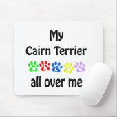 Cairn Terrier Walks Design Mousepad (Mit Mouse)