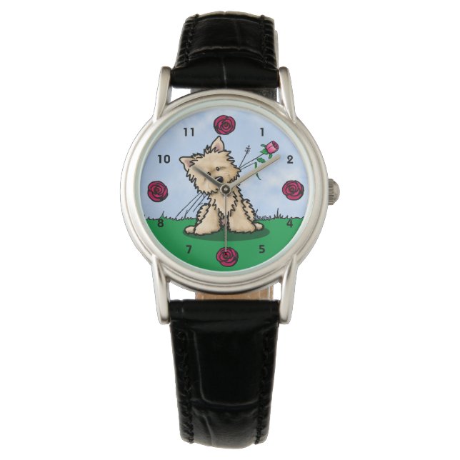 Cairn Terrier Watch Armbanduhr (Vorderseite)