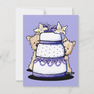 Cairn Terrier Wedding Einladungen