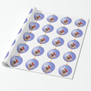 Cairn Terrier Weihnachtsbaumanhänger Geschenkpapier