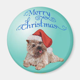 Cairn Terrier Weihnachtsbaumanhänger Magnet