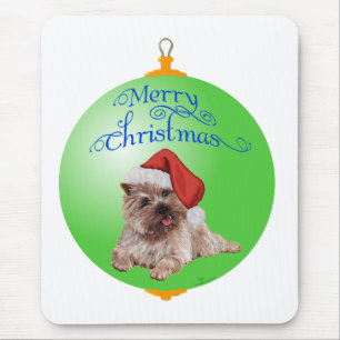 Cairn Terrier Weihnachtsbaumanhänger Mousepad