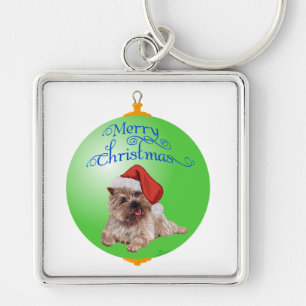 Cairn Terrier Weihnachtsbaumanhänger Schlüsselanhänger