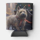 Cairn Terrier Weihnachtsfeiertage Dosenkühler (Vorderseite)