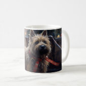 Cairn Terrier Weihnachtsfeiertage Kaffeetasse (VorderseiteRechts)