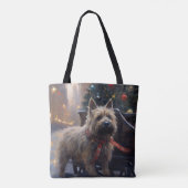 Cairn Terrier Weihnachtsfeiertage Tasche (Rückseite)