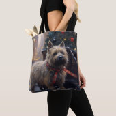 Cairn Terrier Weihnachtsfeiertage Tasche (Von Nahem)