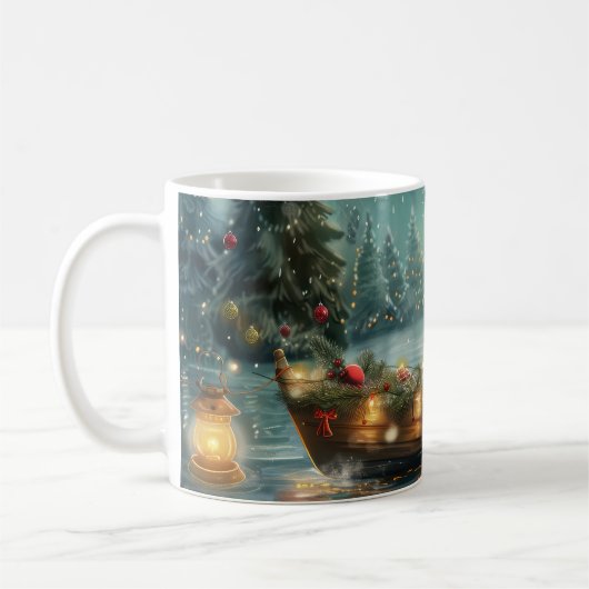 Cairn Terrier Weihnachtsfest Kaffeetasse (Links)