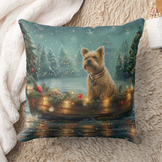 Cairn Terrier Weihnachtsfest Kissen (Decke)