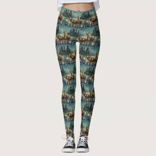 Cairn Terrier Weihnachtsfest Leggings