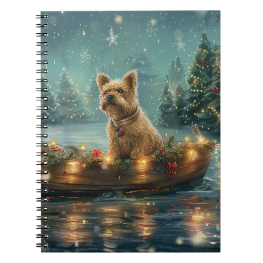 Cairn Terrier Weihnachtsfest Notizblock (Vorderseite)