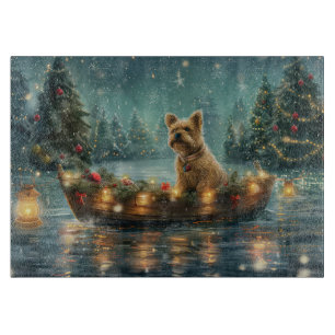 Cairn Terrier Weihnachtsfest Schneidebrett