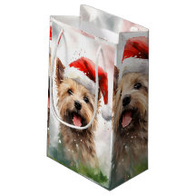 Cairn Terrier Weihnachtsmalerei