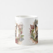 Cairn Terrier Weihnachtsmann Festliche Jungfrau Kaffeetasse (Mittel)