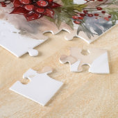 Cairn Terrier Weihnachtsmann Festliche Jungfrau Puzzle (Seite)