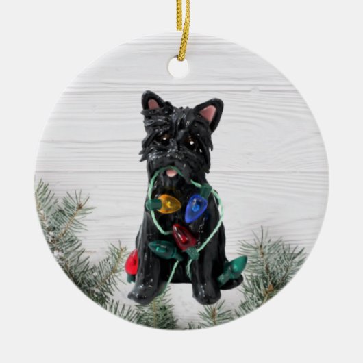 Cairn Terrier Weihnachtsschmuck (Vorne)