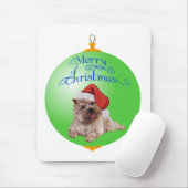 Cairn Terrier Weihnachtsschmuck Mousepad (Mit Mouse)