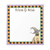 Cairn Terrier Witch Notepad Notizblock (Vorderseite)