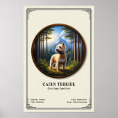 Cairn Terrier Zoology Series Poster (Vorne)