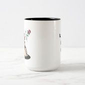 Cairn Terrier Zweifarbige Tasse (Mittel)