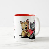 Cairn Terriers Zwei-Tone-Tasse Zweifarbige Tasse (VorderseiteRechts)