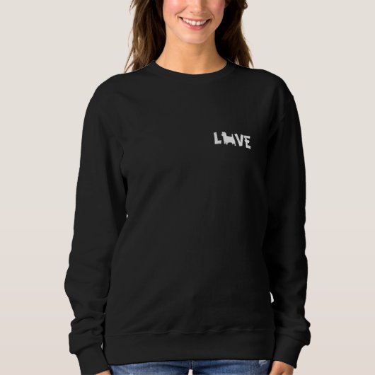 Cairne Terrier Dog Mama Mama Sweatshirt (Vorderseite)