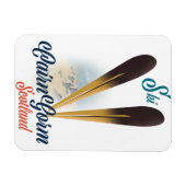CairnGorm Schottland Skiposter Magnet (Horizontal)