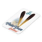 CairnGorm Schottland Skiposter Magnet (Linke Seite)