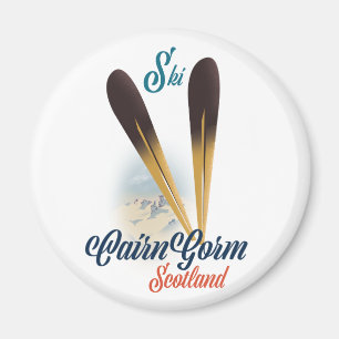 CairnGorm Schottland Skiposter Magnet