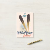 CairnGorm Schottland Skiposter Post-it Klebezettel (Auf Schreibtisch)