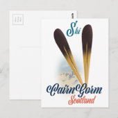 CairnGorm Schottland Skiposter Postkarte (Vorne/Hinten)
