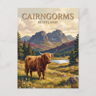 Cairngorms Aviemore Schottland Postkarte