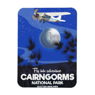 Cairngorms-Flugposter schottisches Hochland Magnet