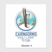 Cairngorms-Logo Aufkleber (Blatt)