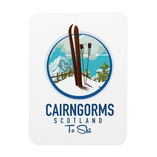 Cairngorms-Logo Magnet (Vertikal)