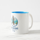 Cairngorms-Logo Zweifarbige Tasse (VorderseiteRechts)