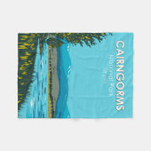 Cairngorms National Park Scotland Loch Morlich Fleecedecke (Vorderseite (Horizontal))