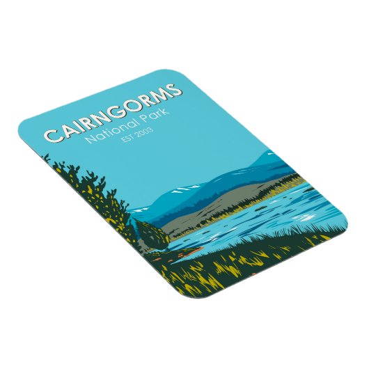 Cairngorms National Park Scotland Loch Morlich Magnet (Rechte Seite)