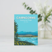 Cairngorms National Park Scotland Loch Morlich Postkarte (Stehend Vorderseite)