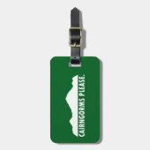 Cairngorms Nationalpark Bitte Gepäckanhänger (Vorderseite vertikal)