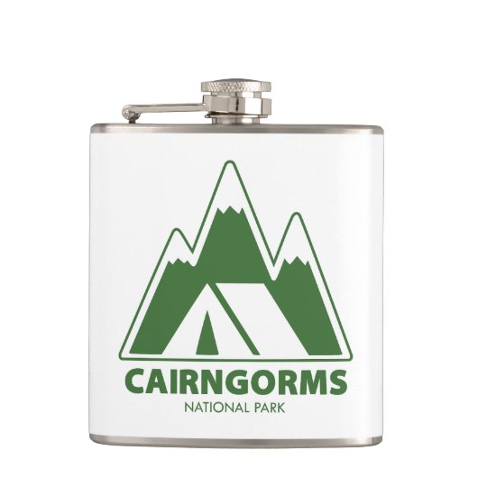 Cairngorms Nationalpark Camping Flachmann (Vorderseite)
