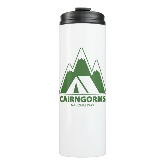 Cairngorms Nationalpark Camping Thermosbecher (Vorderseite)